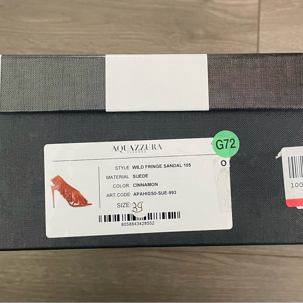 Aquazzura Wild Fringe Sandal 105mm, IT 39 - Picture 4 of 12